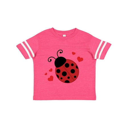 

Inktastic Lady Bug and Hearts Gift Toddler Toddler Girl T-Shirt