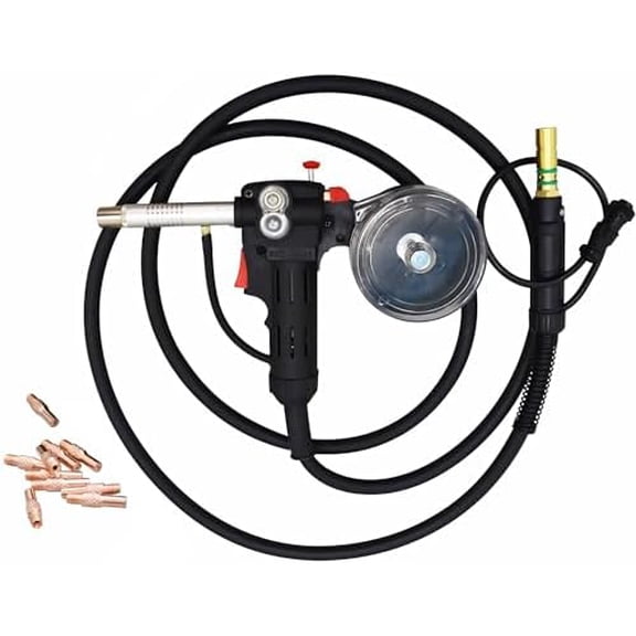 Aluminum Spool Gun Fit for Miller 300371 Millermatic 140 180 211 Spoolmate 100 Torch with 3m(9.8ft) Cable 10 x 0.8mm Conductive Nozzle$$Tools & Hardware Other