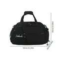 thumbnail image 4 of Bolsa de viaje deportiva multifuncional | Bolsa de lona portátil y de hombro | Tela Oxford impermeable | Separación en seco y húmedo | Compartimento para zapatos | Para el entrenamiento de natación, 4 of 9