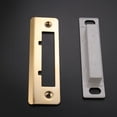 thumbnail image 2 of Stainless Steel Door Lock Plate Creative Useful Door Guide Door Frame Door Lock for Home with Two Screws (Yellow), 2 of 8