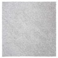 thumbnail image 2 of Safavieh August Shag Collection AUG900G Solid 1.2-inch Thick Area Rug, 3' x 3' Square, Silver, 2 of 4