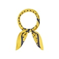 thumbnail image 1 of INSPIRAR CHIC Mujeres Pañuelo de Lunares 35" Satén Seda Como Cuadrado Bufanda Envoltura de Cabeza Bandanas 35.4x35.4" Amarillo, 1 of 6