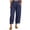 Blue, variant on OSOLU Women Casual Pants Fashion Solid Color Ankle Length Casual Pants Trousers Fashionable Classic Leisure Active Athletic Casual Bottoms