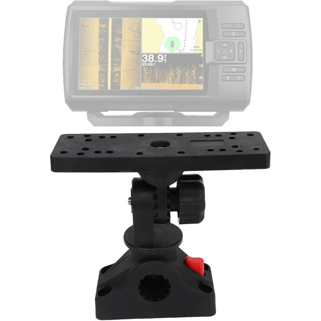 Support de Détecteur de Poissons FZC, Base de Support de Détecteur de Poissons Universel pour Bateau, Stable, Durable, Rotation à 360 Degrés, Retrait et Installation Faciles, Support Électronique Étanche