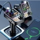 thumbnail image 4 of Transmisor FM 5.0 Compatible con Bluetooth para AutomóVil Reproductor de MP3 con una Tecla MicróFono ReproduccióN de MúSica USB Cargador RáPido USB3.0 PD, 4 of 5