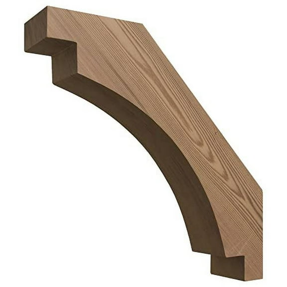 Wood Brace 67TD11 Smooth Finish -Projection 16" -Height 16" -Thickness 3 1/2" by Timber Build