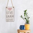 thumbnail image 3 of PENGXIANG Live Laugh Love Signs Wood Plate Rectangular Letters Wall Hanging Board Dining Room Hallway Decoration, 3 of 8