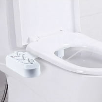 Spa - Bidet Toilet Seat Attachment & Fresh Water Sprayer (Cool & Warm Temperature Control | Easy Setup, Universal Fit, Non-Electric | Dual-Nozzle Cleaning, Adjustable Pressure, Female Wash)