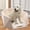 Beige, variant on perfeclan Indoor Dog Potty Tray, Dogs Potty Pad, Open Top Entry Dog Litter Pan, Comfortable Mesh Training Toilet Potty s Toilet Beige