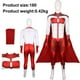 thumbnail image 5 of Invincible TV Show Cosplay Costplay Set para Adultos, Omni-Man Halloween Outfit con Capa Desmontable Accesorios de Cosplay Seguro para Niños para Fiestas de Cumpleaños y Disfraces (Niños:130, Rojo), 5 of 9