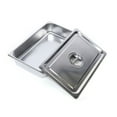 thumbnail image 6 of 4 Pack Full Size 4" Deep Steam Table Pans w/ Lid Buffet Catering Hotel Food Prep, 6 of 10