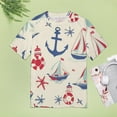thumbnail image 4 of Nautical Adventure -1 Women's T-Shirt Short Sleeve T Shirts Tops Tee Ladies Loose T, 4 of 7