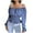 Blue, variant on Fashion Women Sexy Off-Shoulder Strapless Chiffon Top, Hem Ruffle Detail, Elegant and Lightweight, Perfect for Summer Parties or Casual Outings, Stylish and Comfortable Sleeveless Blouse