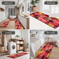 thumbnail image 5 of Golden Retriever Hawaiian Kitchen Rugs Sets Of 3,Kitchen Runner Rugs Non Skid Washable,Decorative Kitchen Floor Mats for Kitchen,Sink,Laundry,17"x30"+ 17"x47" + 17"x59", 5 of 6