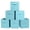 Blue, variant on Collapsible Fabric Storage Cubes with Handles for Closet Shelves, Durable Foldable Storage Bins, 6 Pack, 10.5 x 11 x 10.5 Inches, Cream Color