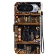 thumbnail image 3 of Leather For Google Pixel 11 Pro XL / 10 Pro XL 6.8-inch Crystal Material Wallet Case , With Card Holder,Wristband,Magnetic Clasp Kickstand Folio Cover,Color-6, 3 of 8