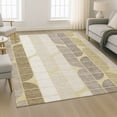 thumbnail image 6 of Addison Rugs Mayfield Premium Machine Washable Contemporary Abstract Wheat Rectangle Rug, 10' x 14', 6 of 6