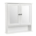 thumbnail image 5 of Ktaxon Bathroom Medicine Cabinet, Wall Storage Cabinet with 2 Mirror Doors and Shelves, White, 5 of 14