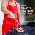 thumbnail image 6 of Grill Rescue Bristle-Free Steam Cleaning Grill Brush - Safe for All Grill Types, Heat-Resistant Kevlar Head, Perfect for Stainless Steel, Porcelain, Cast Iron Grates (Scraper Brush), 6 of 6