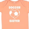 thumbnail image 4 of Inktastic Heart Soccer Sister Girls Baby Bodysuit, 4 of 5