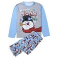 thumbnail image 5 of Family Matching Christmas Snowman Pajamas Set PJs Xmas Gift Sleepwear Nightwear Outfit Clothes, 5 of 6