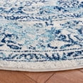 thumbnail image 3 of SAFAVIEH Tulum Braganza Traditional Area Rug, 6'7" x 6'7" Round, Ivory/Blue, 3 of 8