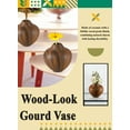 thumbnail image 7 of Serene Spaces Living Ceramic Wood-Look Gourd Vase, 5” D & 5" T, Set of 2, 7 of 7