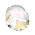 thumbnail image 2 of Balery Cute Animals Shower Caps, Double Layer Waterproof Shower Cap, Double Layers Reusable Shower Cap With Soft Comfortable For Long Thick Hair Soft Bath Shower Hair Caps, 2 of 9