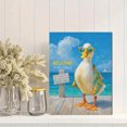thumbnail image 2 of Qisvanset Funny Duck Welcome Sign Canvas Wall Art 15.75x11.81 Inches, 2 of 8