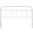 thumbnail image 4 of Mod Uptown Modern Farmhouse Metal Headboard, Full, White, 4 of 4