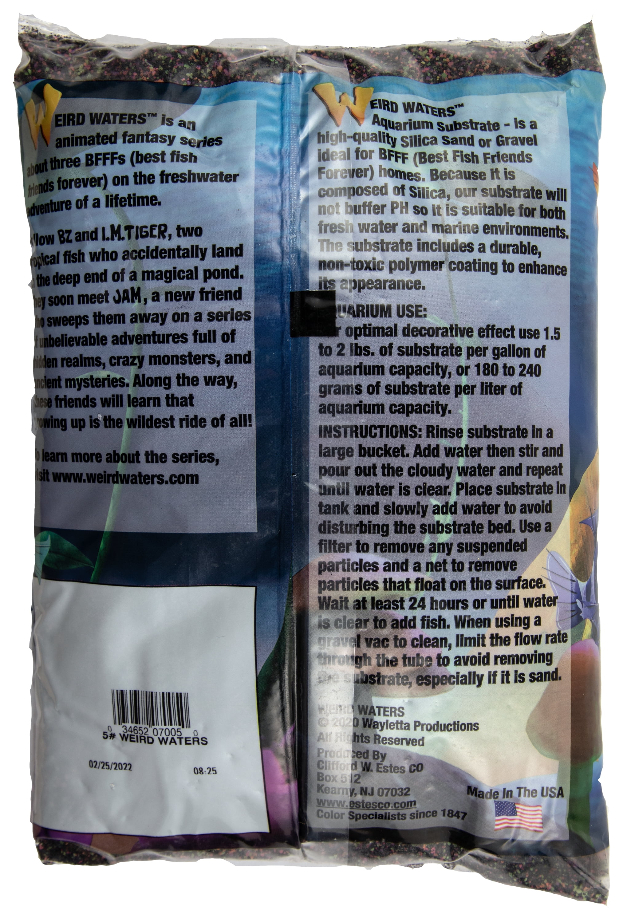 (2 pack) Weird Waters Aquatic Sand 5 lb Bag