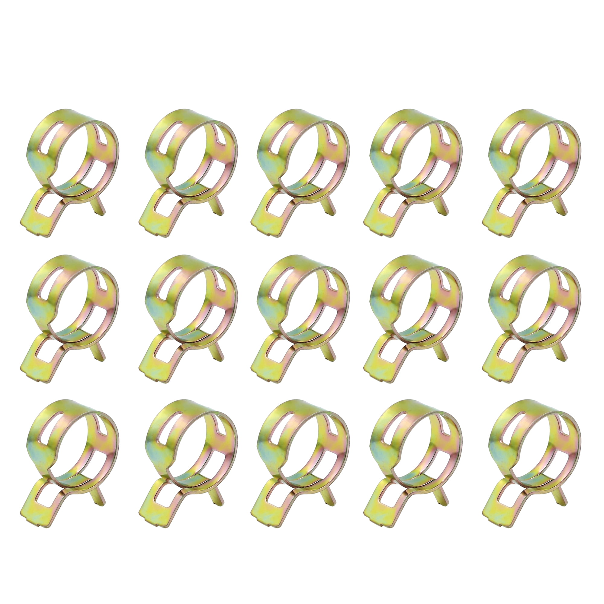 uxcell 10 Pcs 22mm Spring Type Action Fuel Hose Pipe Low Pressure Air Tube Clip Clamp uxcell 10 Pcs 22mm Spring Type Action Fuel Hose Pipe Low Pressure Air Tube Clip Clamp