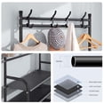 thumbnail image 6 of Cacagoo 5-Tier 69' Tier Dust-Proof Freestanding Shoe Rack, Space-Saving Organizer for Entryway, Closet, Bedroom - Black, 6 of 7