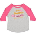 thumbnail image 3 of Inktastic I'm Daddy's Favorite with Arrow and Hearts in Pink Boys or Girls Toddler T-Shirt, 3 of 5