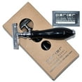 thumbnail image 4 of Parker Safety Razor 111B Ebony Handle Double Edge Safety Razor & 5 Parker Premium Blades, 4 of 5