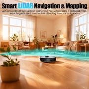 Airrobo Q20+ Robot Vacuum and Mop Self Emptying& Refilling,8000Pa Powerful Suction, Precision Navigation,Multi-Surface, Pet Friendly