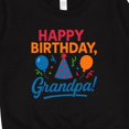 thumbnail image 3 of Inktastic Happy Birthday Grandpa Party Hat Balloons Toddler Sweatshirt, 3 of 4