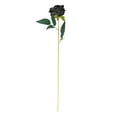 thumbnail image 2 of 12PCS Black Roses Artificial Flowers, 12pcs Black Flowers Gothic Bouquet, Black Decor Rose Stems for Halloween Wedding Party Home Table Arrangements, 2 of 6