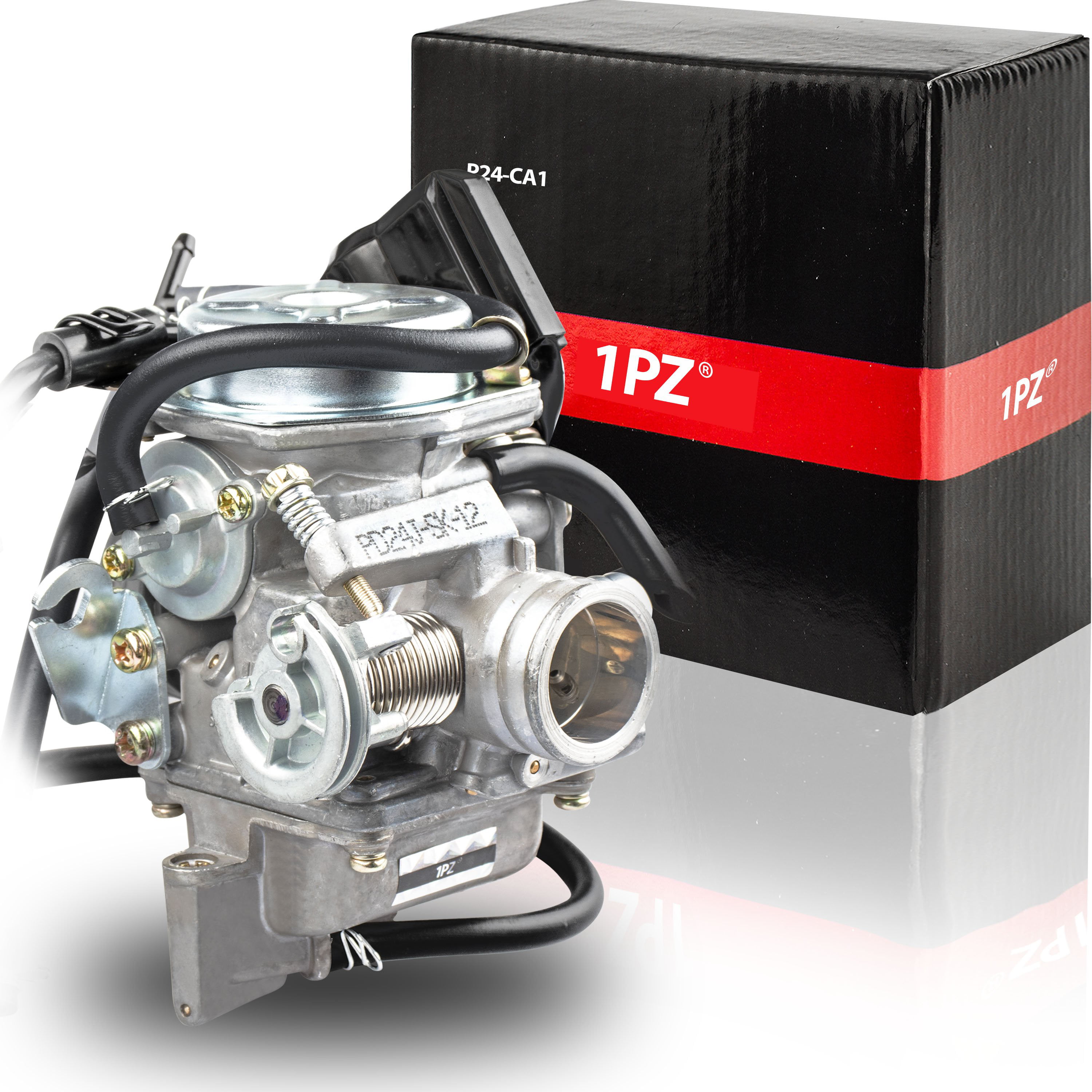 PD24J Carburetor for GY6 125cc 150cc Go Kart Scooter 152QMI 157QMJ w// Air Filter