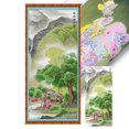 thumbnail image 1 of Kit Punto Cruz Primavera Con Hilo Algodón Ecológico Bordado Parcial 11CT 50x115cm, 1 of 9