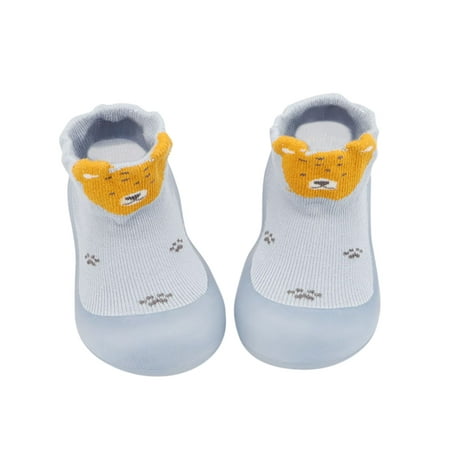 

Toddler Girl Shoes Toddler Indoor Animals Cute Casual Baby Elastic Socks Shoes ( Sky Blue 26 )