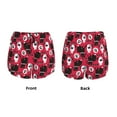 thumbnail image 6 of Uemuo Cute Dog Pattern Women's Athletic Shorts High Waisted Running Shorts with Liner Pockets Gym Elastic Workout Shorts-Small, 6 of 9