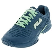Fila Men`s Axilus 2 Energized Tennis Shoes Blue Coral and Green Ash ( 7 )