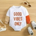 thumbnail image 5 of StylesILove Unisex Baby Boys Girls Plaid Pumpkin Long Sleeve Cotton Brown Sweatshirt Romper Toddler Halloween Jumpsuit (6 Months), 5 of 6