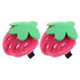 thumbnail image 4 of Miangastore Hair Clips Strawberry Shape Pink 2Pcs 2.7x2.3x1.6in, 4 of 8