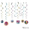 Dreamworks Trolls Hanging Swirl Decorations - 12 Pc