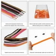 thumbnail image 6 of 1pair Double Layers Flat Boot Shoelaces Strings Orange for Sneakers Tennis Shoes, 6 of 6