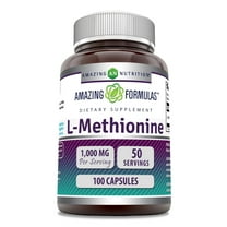 Amazing Formulas L-Methionine 1000mg 100 Capsules Supplement | Non-GMO | Gluten Free | Made in USA