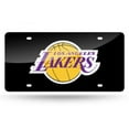 thumbnail image 2 of Los Angeles Lakers Black Laser License Plate, 2 of 2