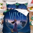 thumbnail image 4 of Disney Wish Asha funda nórdica con funda de almohada, dibujos animados de Anime, princesa Asha, juego de cama de Navidad, decoración de dormitorio, regalo para niños, 4 of 4